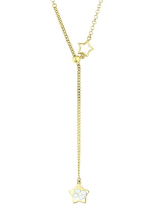 Assos Pırlanta Yıldız Figürlü Tasarım Altın Kolye - 14K
