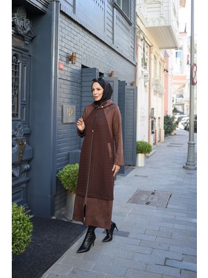 Kadeem Giyim Asmin Kapitone Süet Kap – 422539