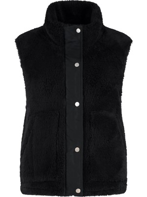 Only Onlbari Regular Fit Dik Yaka Cepli Peluş Yelek Bayan Yelek 15358902