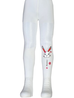 Dore Bunny Desenli Çocuk Külotlu Çorap