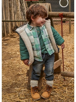 Mayoral Gri Erkek Bebek Jean Jogger 2508