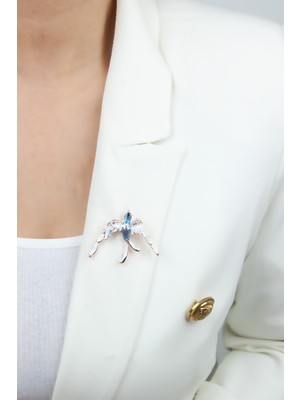 Liveyn Design Kuş Figür Broş