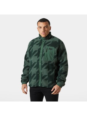 Helly Hansen Panorama Printed Pile Snap Mont Erkek Polar
