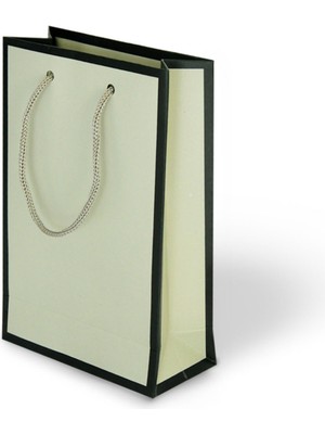 Alpjoy 26X40X8 Karton Çanta Mat Vanilya 10'lu
