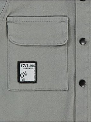 Civil Boys Kapşonlu 10-13 Yaş Gömlek - GRI11-12 Yaş