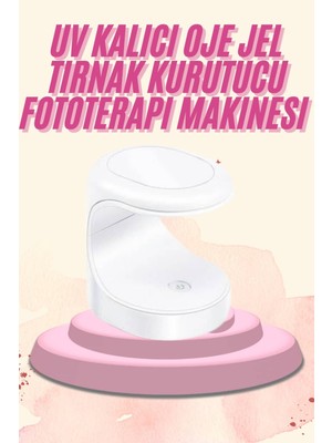 Mini Taşınabilir Kalıcı Oje Jel Tırnak Kurutucu Fototerapi Makinesi