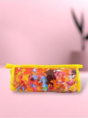 Topnet Winx Kalem Çantası Renkli Desenli Dayanıklı Yapı ile Hafif ve Taşınabilir