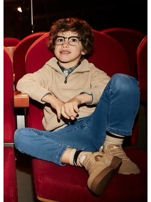 Mayoral Mavi Erkek Çocuk Denim Slim Fit Pantolon 4571