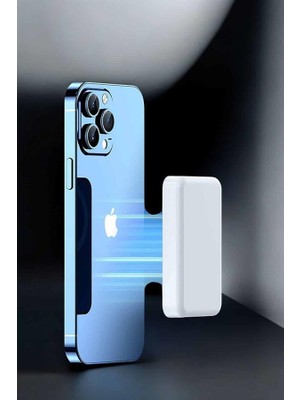 5000 Mah Ios Uyumlu Magsafe Kablosuz Şarj Hızlı Şarj Desteği