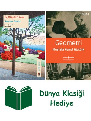 İthaki Yayınları Üç Köşeli Dünya + Geometri + Dünya Klasiği Hediye