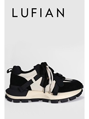 Lufian Unisex Yoko Sneaker Ayakkabı Siyah Nefes Alabilir Yapı ile Koşu ve Yürüyüş İçin İdeal