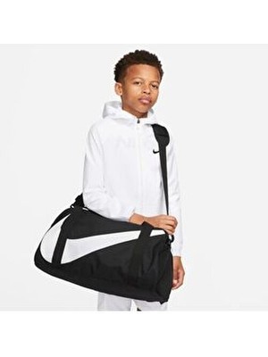 Nike Çocuk Spor Çantası Gym Club Spor Çantası (25L) – DR6100-010 Siyah/beyaz