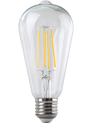 Helios 8W Rustik Ampul Armut - ST64 (Hs 2100 & 2101)