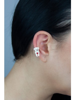 Liveyn Design Köpek Figür Kıkırdak Küpe