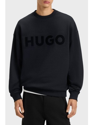 Hugo Logolu Pamuklu Regular Fit Bisiklet Yaka Sweat Erkek Sweat 50538778 001