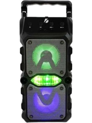 Taşınabilir Kablosuz Bluetooth Hoparlör Uzun Pil Ömrü LED Işıklı