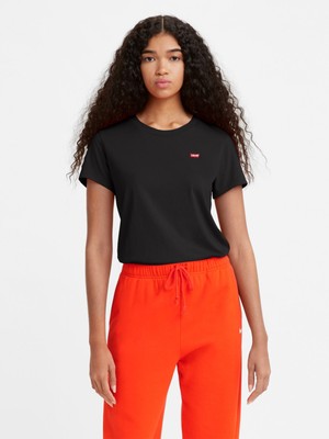 Levi's Bisiklet Yaka Siyah Kadın T-Shirt A4917-0000