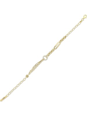 Assos Pırlanta Altın Tasarım Bileklik - 14K