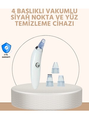 Güçlü Vakumlu Siyah Nokta Temizleyici – Cilt Pürüzlerini Gideren