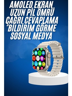 Yeni Nesil Bluetooth Bağlantılı Akıllı Saat Sosyal Medya Girişli Uyku Takibi