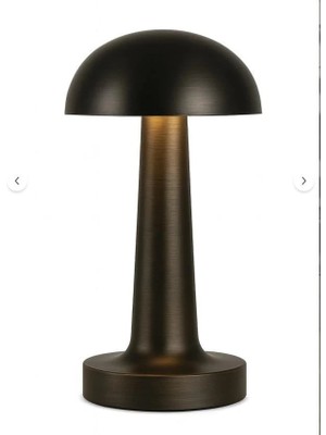 Cata Ct 8428 Lizbon Siyah Kasa Antik Şarjlı Masa Lambası