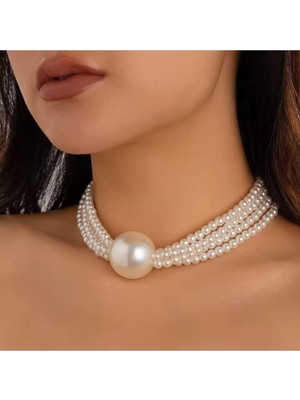 Tuham Aksesuar Sera Çoklu Inci Kolye