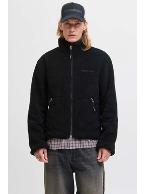 Jack & Jones Jornorrebro Teddy Jacket Sn Siyah Erkek Ceket 12282890