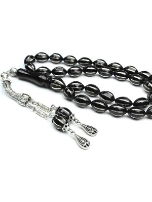 Karpuz Dilimi Alpaka Işleme Tespih