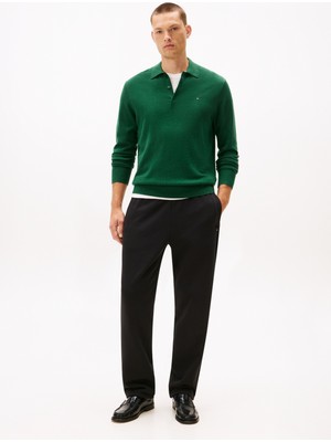 Tommy Hilfiger Normal Bel Normal Siyah Erkek Eşofman Altı MW0MW41501BDS_GLOBAL Strıpe Sweatpa