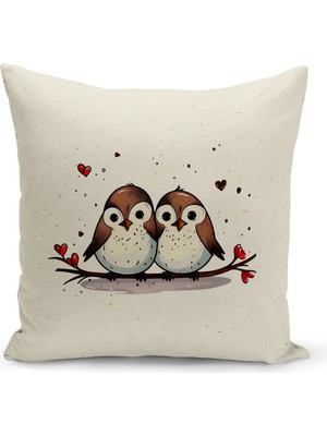 Filamente Çocuk Bebek Odası Dijital Baskılı Kırlent Kılıfı