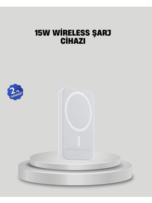 15W Araç Telefon Tutucu Kablosuz Hızlı Şarj Özellikli