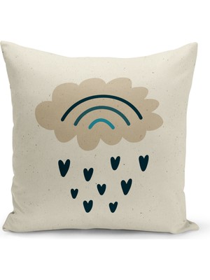 Filamente Çocuk Bebek Odası Dijital Baskılı Kırlent Kılıfı