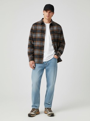 LTB Uzun Kollu Kareli Oduncu Siyah Gömlek