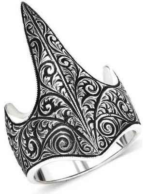 Gumush Hk Gümüş Erkek Yüzük Elişi Okçu Zihgir Yüzüğü|Gümüş Takı Hediyelik Ürünler