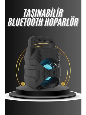 Kablosuz Bluetooth Hoparlör Ses Bombası Rgb Işıklı Taşınabilir Yüksek Ses Kaliteli