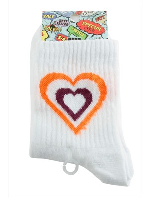 Ahes Shopping Kalp Kolej Çorap 8*28