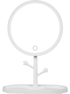 Canderel Dokunmatik LED Işıklı Yuvarlak Makyaj Aynası