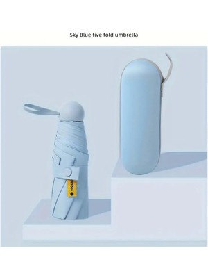 Ada Çanta Kırtasiye Özel Kılıflı Kapsül Küçük Boy Şemsiye