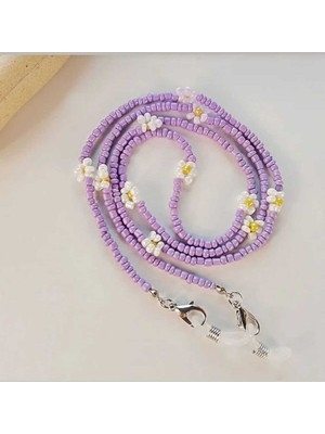 Tuham Aksesuar Papatya Desenlı Gozluk Ipı