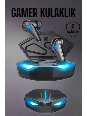 Bluetooth Oyuncu Kulaklığı LED Işıklı Kablosuz Anc Özelliği