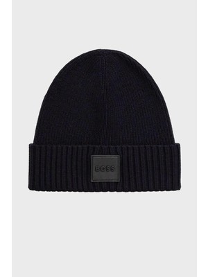 Boss Logolu Yünlü Şapka Erkek Şapka 50522426 404