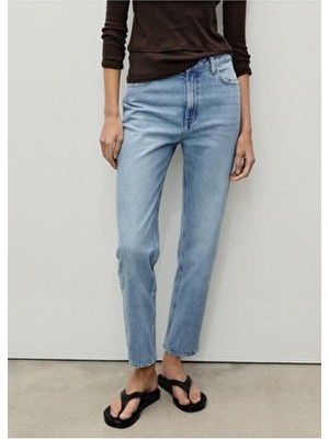 Mango Woman MOM2000 Yüksek Belli Mom Jean Pantolon