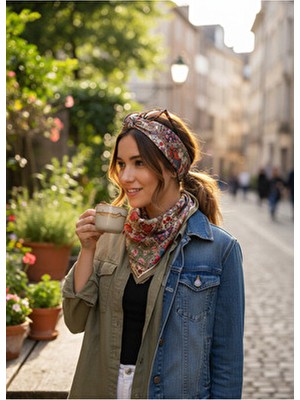 Jardind'art Desen 55X55CM Bandana/fular