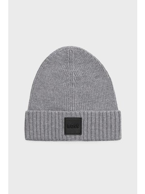 Boss Logolu Yünlü Şapka Erkek Şapka 50522426 041