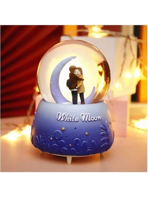 White Moon Kar Küresi Orta Boy