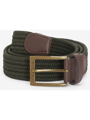 Barbour Nevis Esnek Dokuma Kemer OL71 Dark Olive