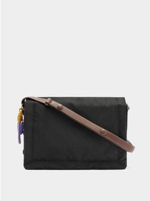 Parfois Charm'lı Teknik Kumaş Çapraz Askılı Çanta