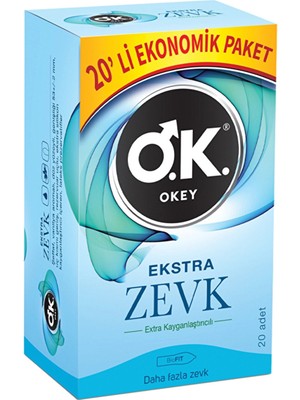 Okey Ekstra Zevk Prezervatif 20’li