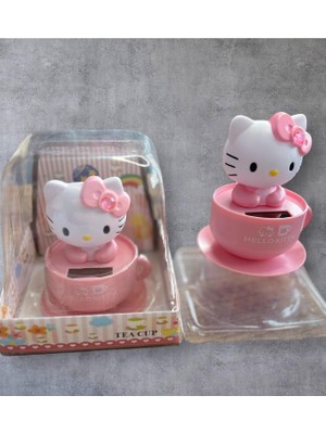 Güneş Enerjili Sürekli Hareket Eden Kafa Sallayan Hello Kitty