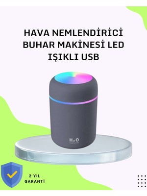 Taşınabilir Hava Nemlendirici – Renkli Işık ve USB Bağlantı